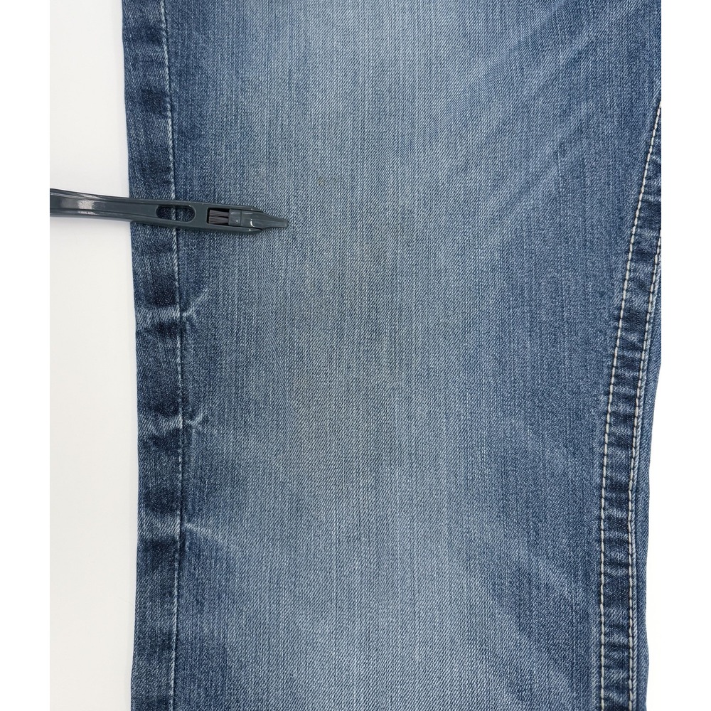 Ariat Jeans Mens 40 Blue M5 Straight Fit Straight Leg Denim Distressed - Picture 11 of 16